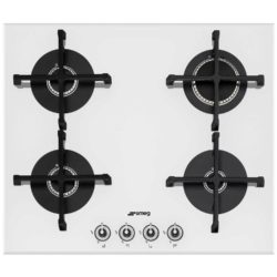 Smeg Linea PV164B-1 60cm Gas on Glass Hob in White